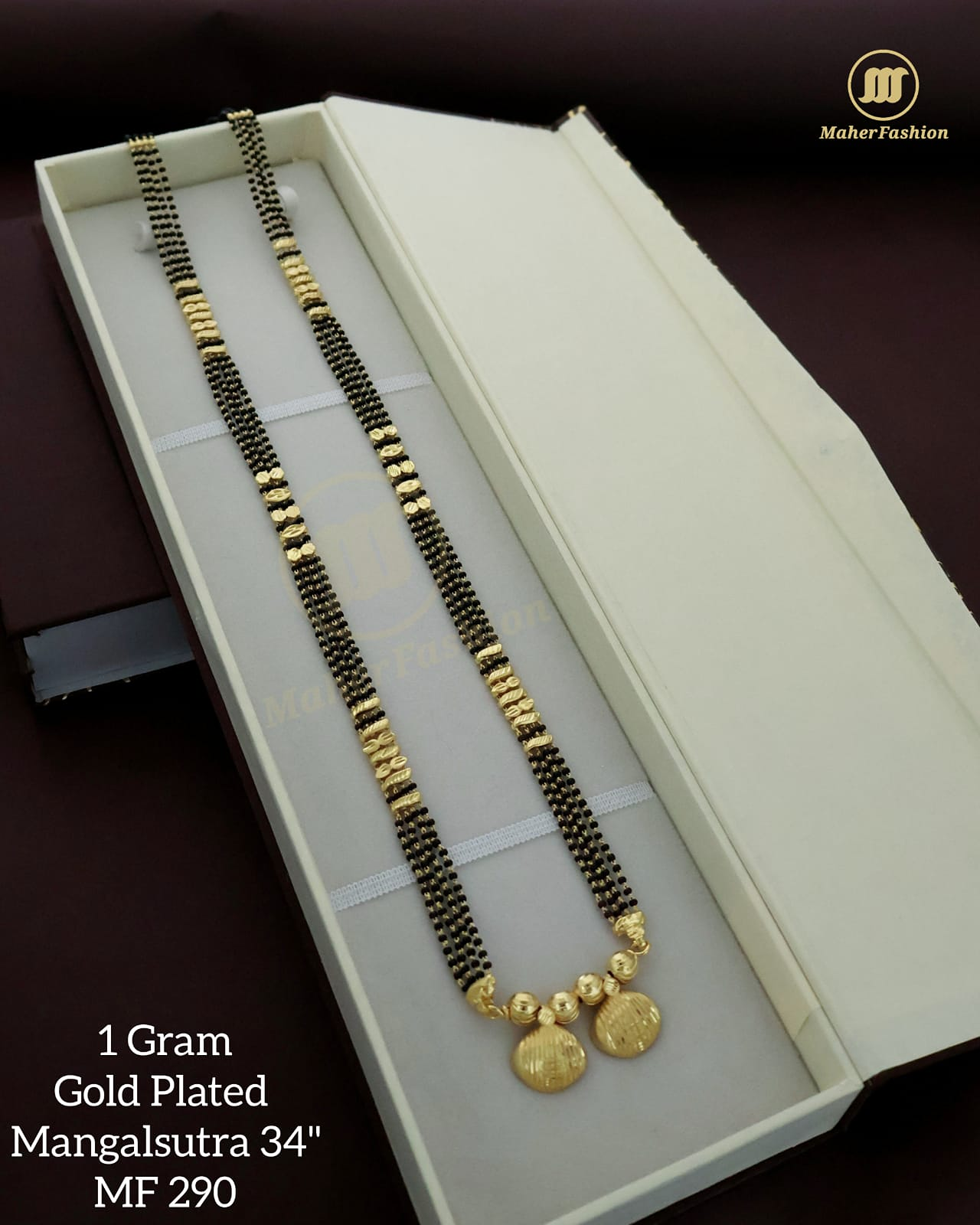 ETERNAL SPARKEL GOLD PLATED MANGALSUTRA